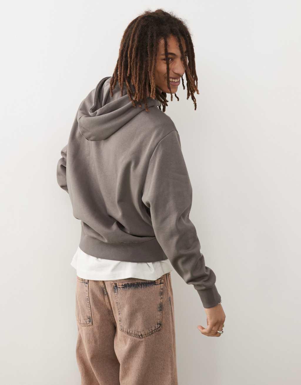 COLLUSION hoodie in charcoal gray Product Image