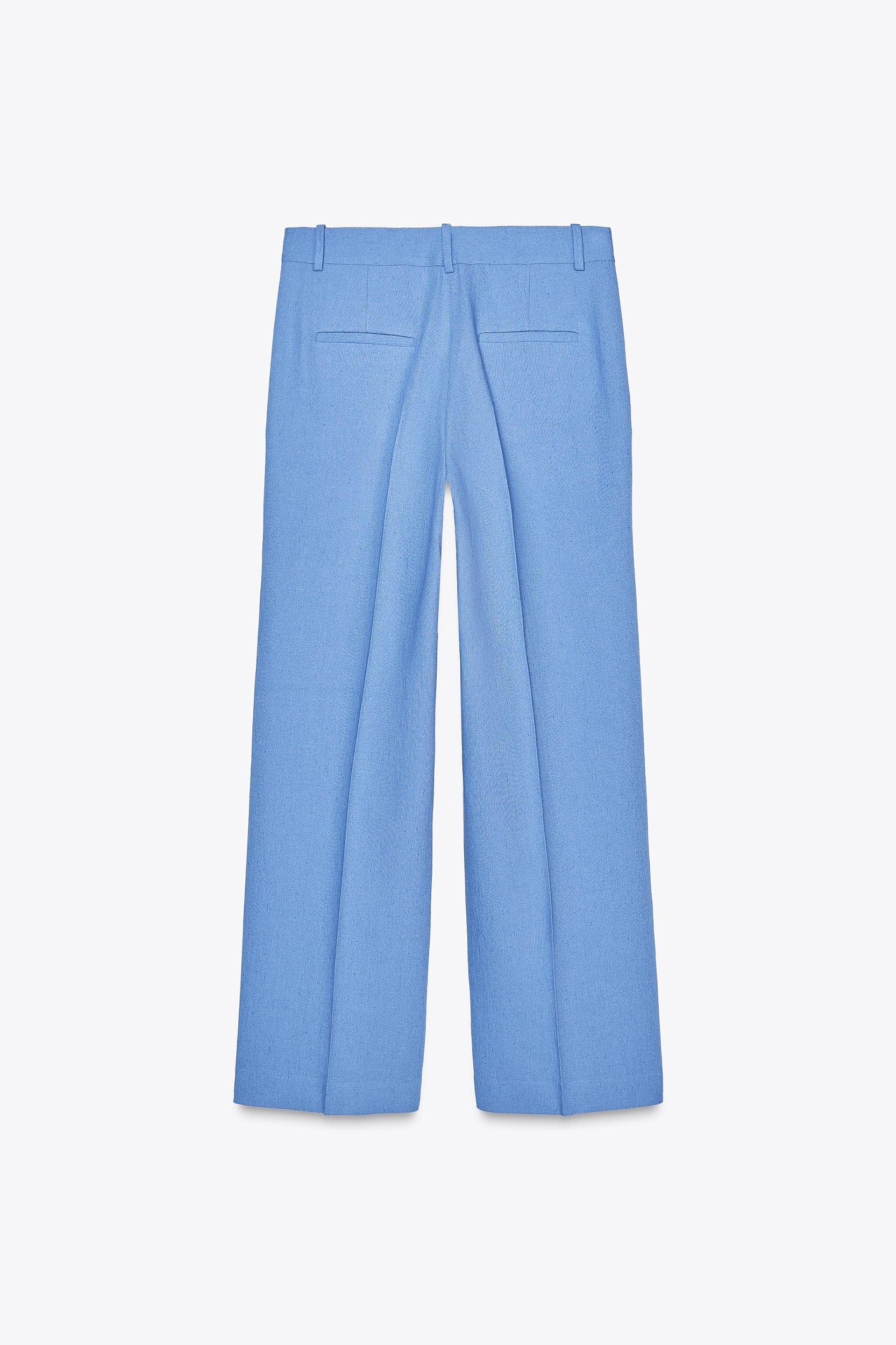 ZW COLLECTION LINEN BLEND PANTS Product Image
