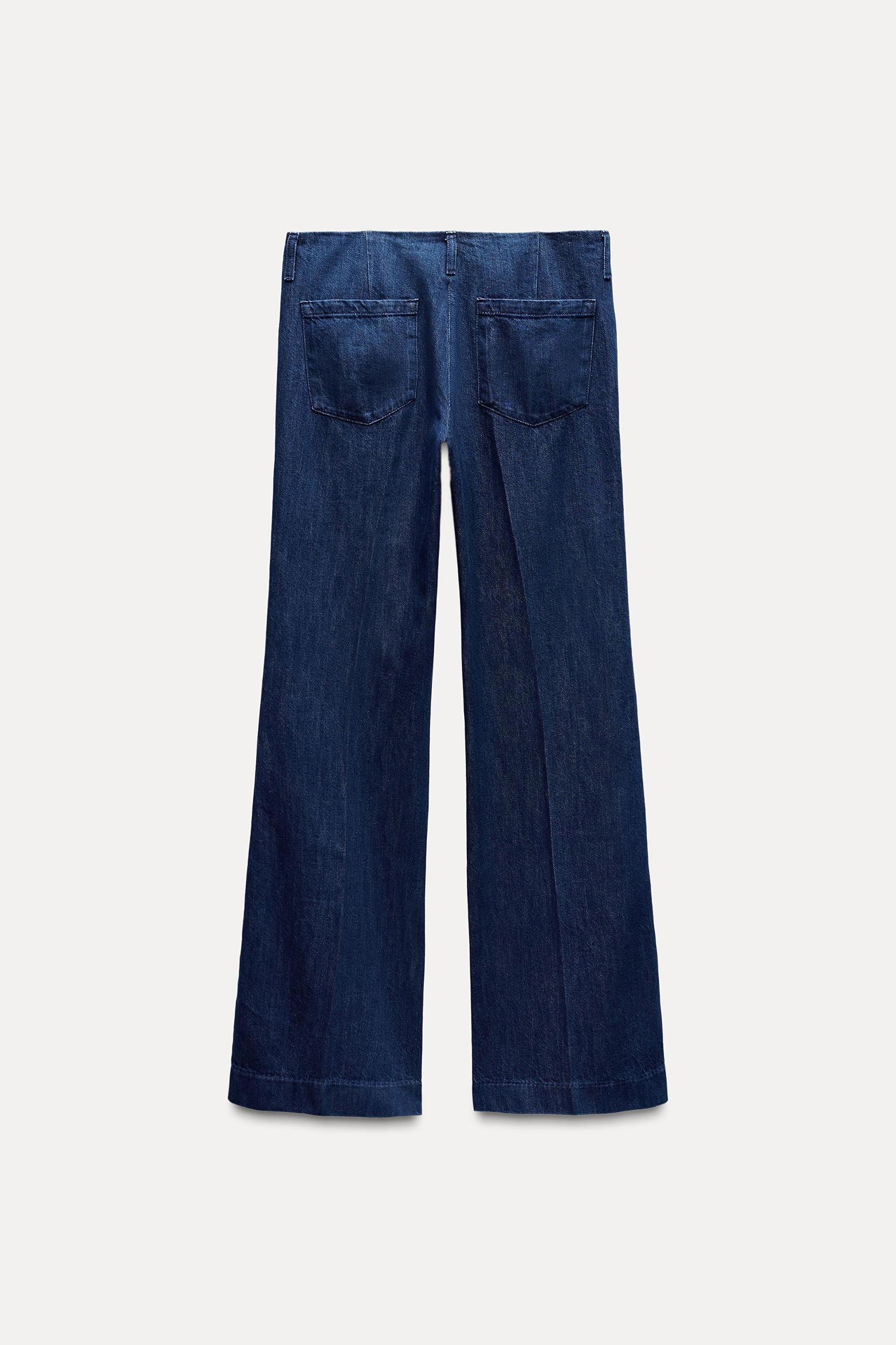 SLIM DENIM SHIRT ZW COLLECTION Product Image