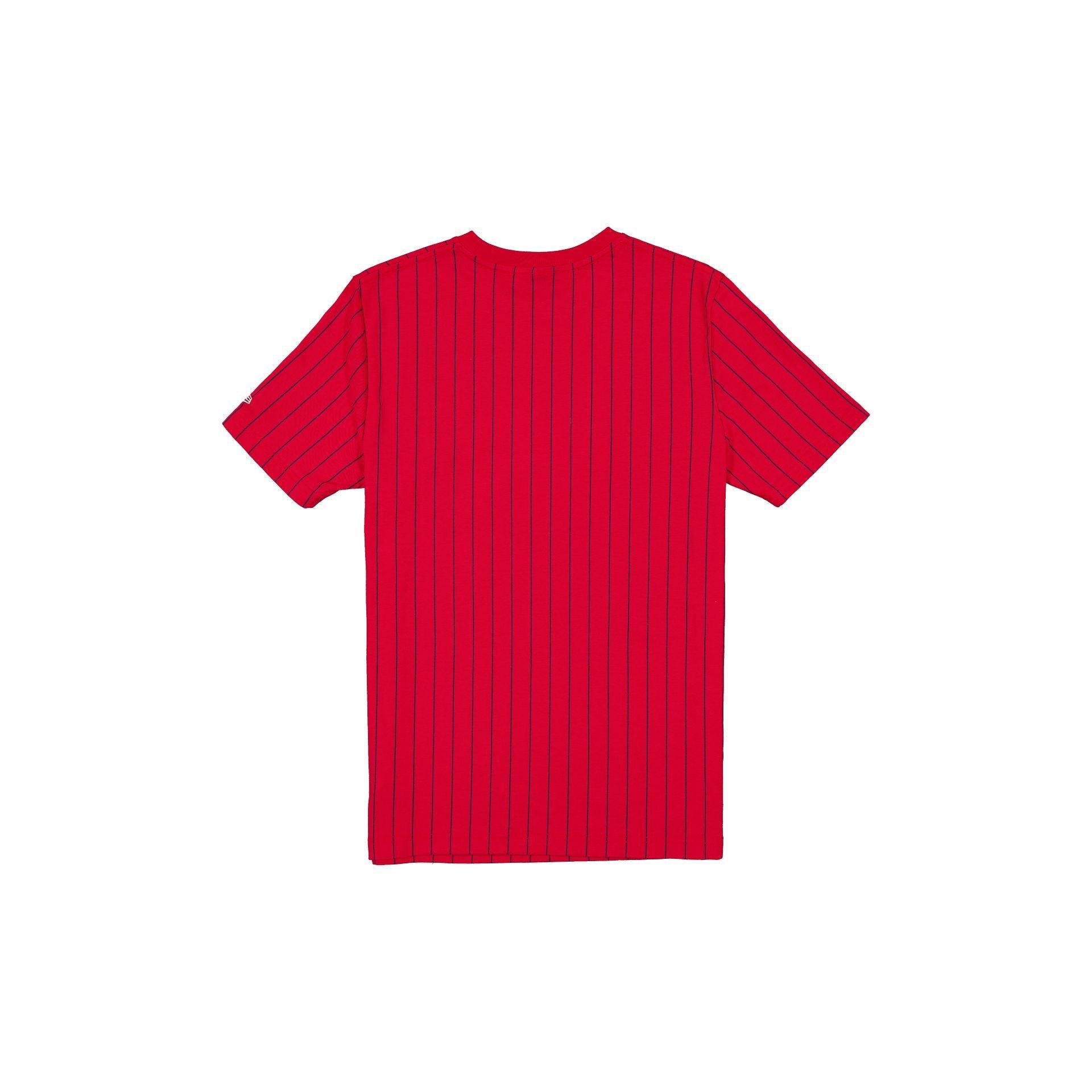 Boston Red Sox Throwback Pinstripe T-Shirt Male Product Image