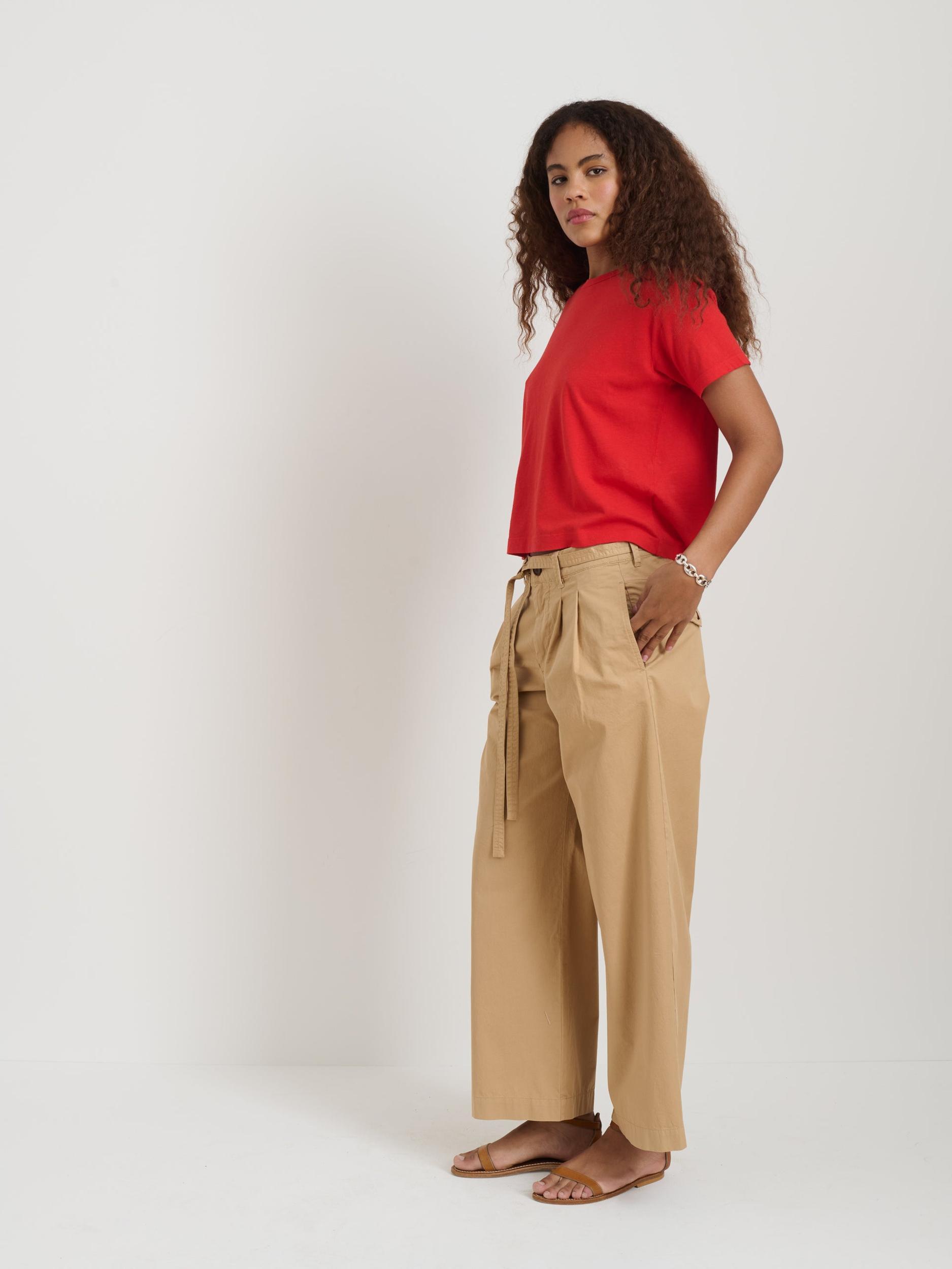 Garcon Tee In Linen Cotton Product Image