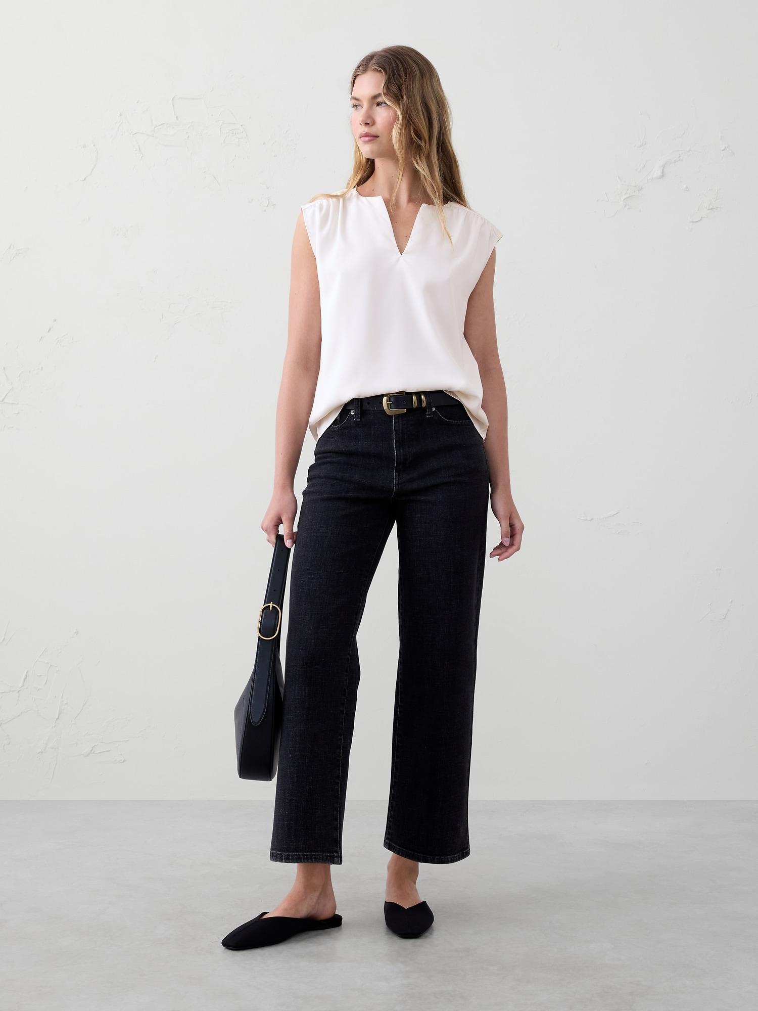Cap-Sleeve Blouse Product Image