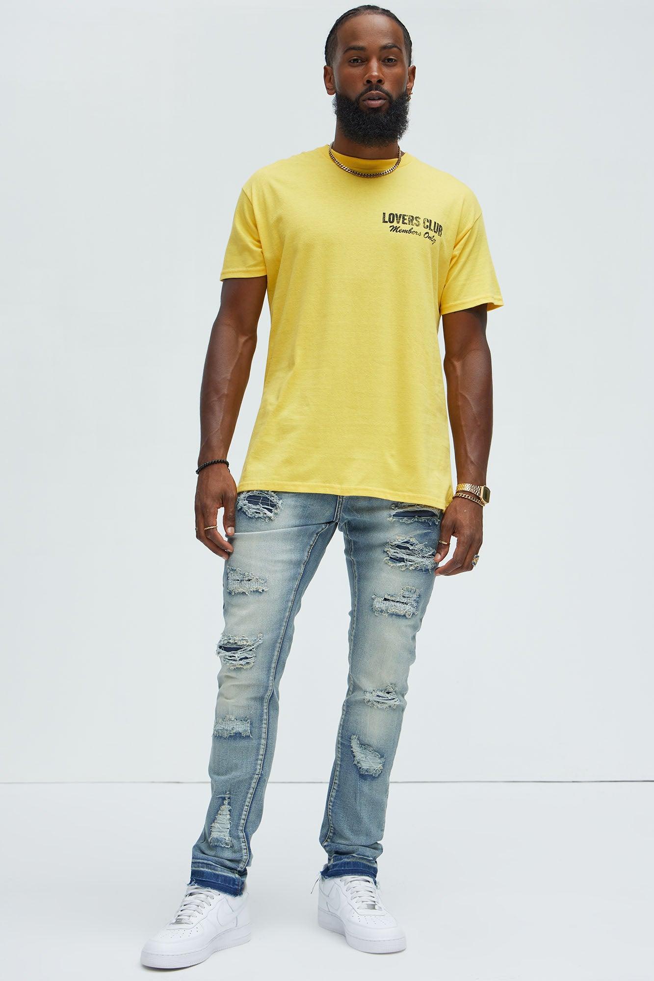 Lovers Club Short Sleeve Tee - Yellow Product Image