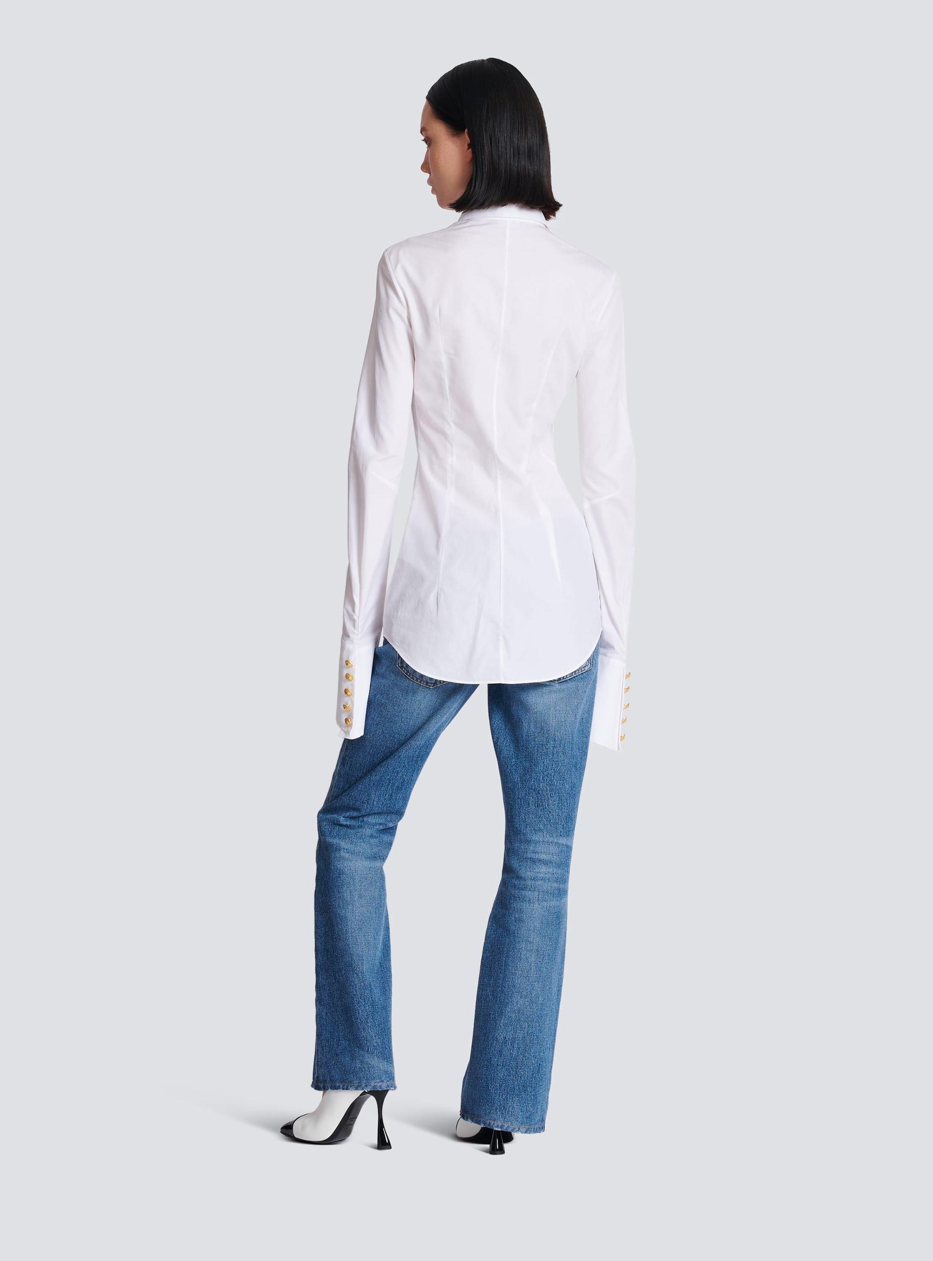 Fitted poplin shirt Product Image