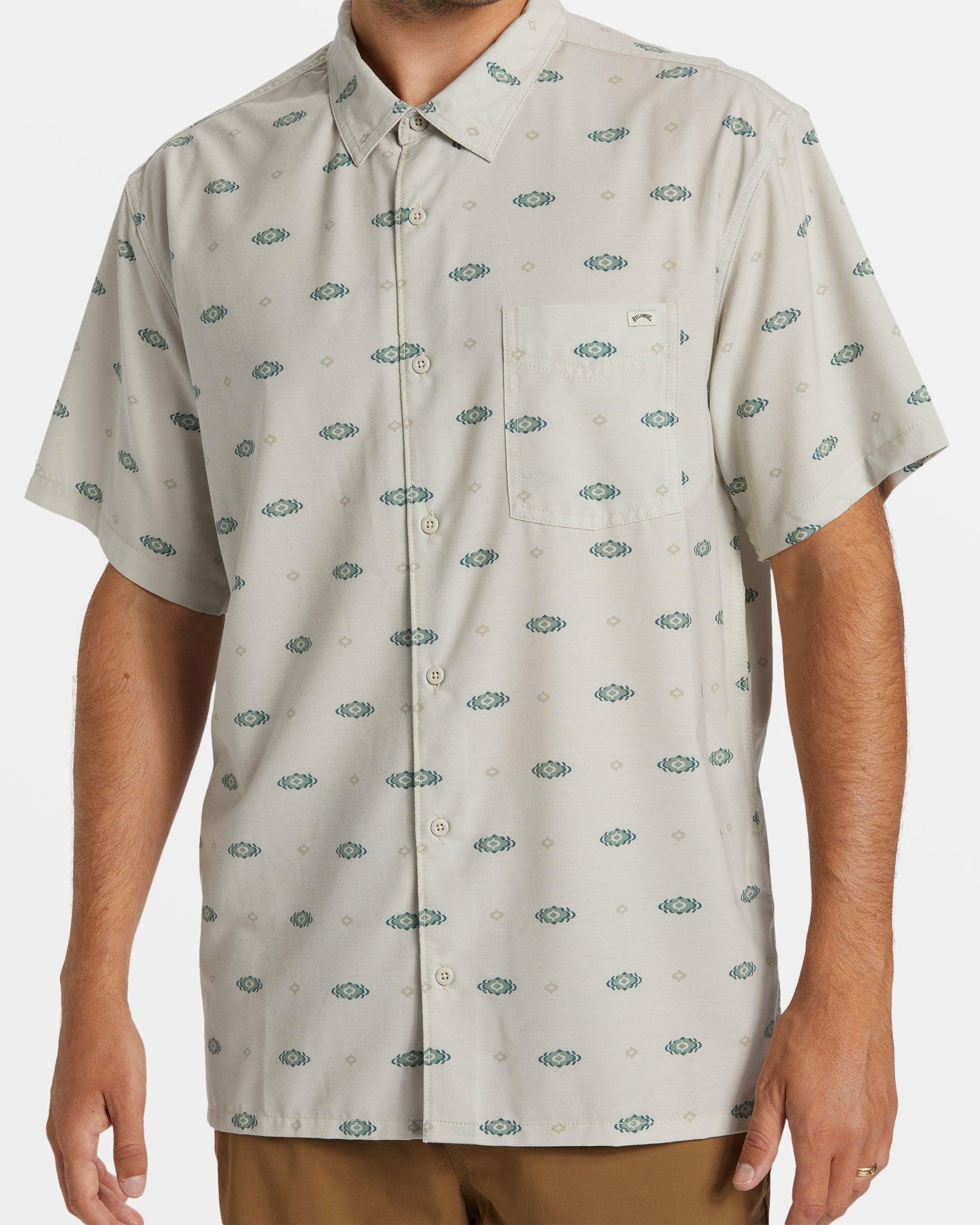A/Div Surftrek Trail Short Sleeve Shirt - Stone Male Product Image