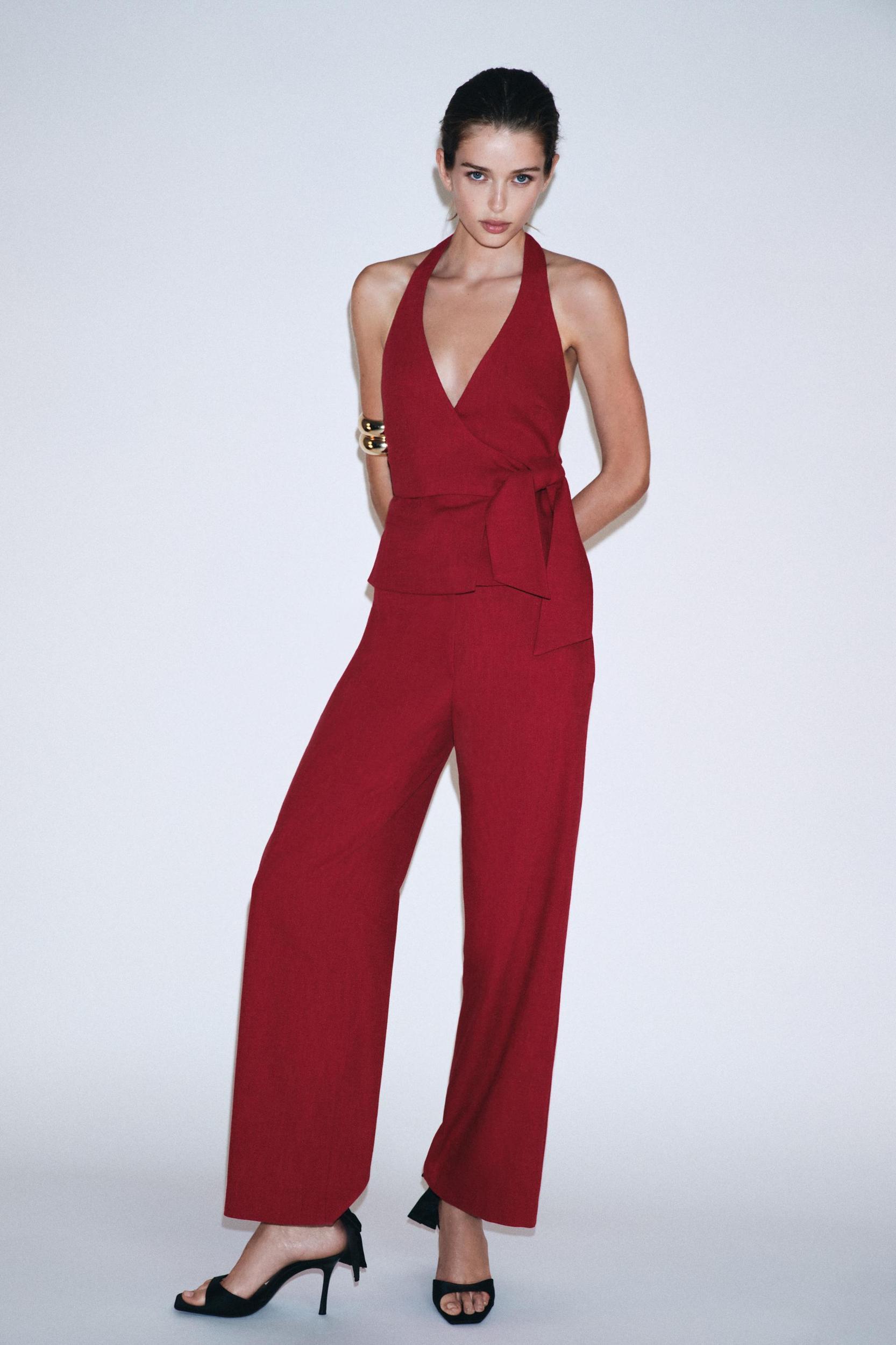 KNOTTED HALTER VEST Product Image
