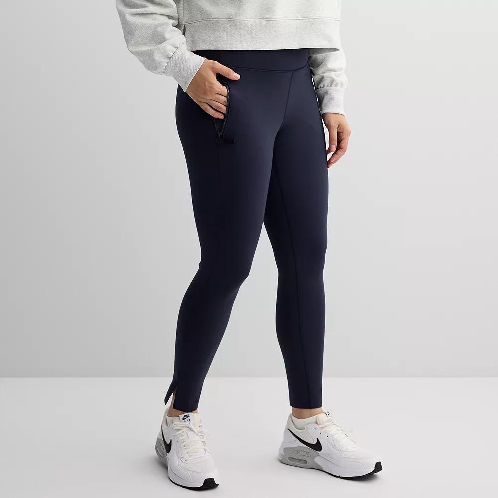 Women's FLX Elevate High-Rise Ponte Ankle Pants, Size: Small Short, Purple Sherry Product Image