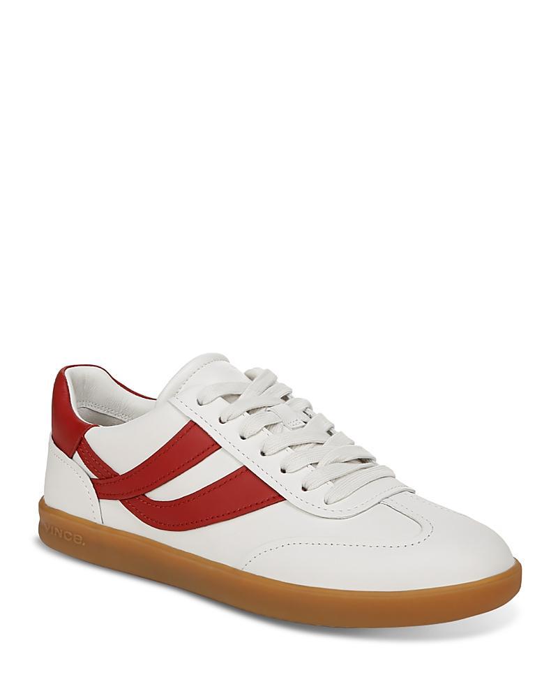 Vince Mens Oasis Leather Lace Up Sneakers Product Image