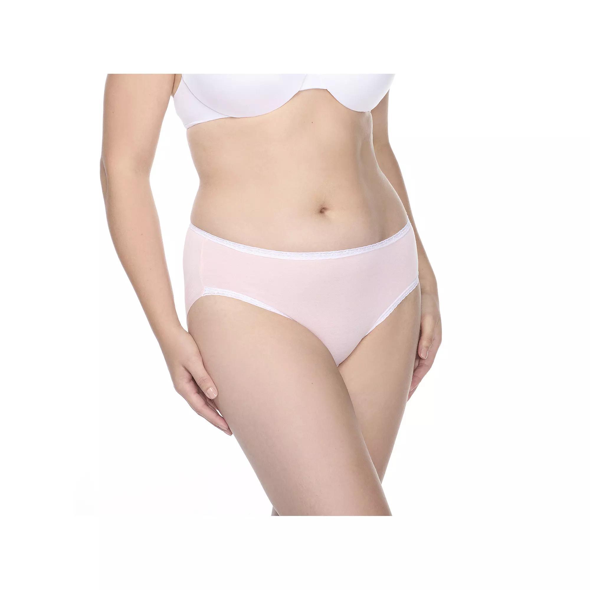 Womens Naomi and Nicole No Show, No Lines Hipster Panty A223 Veiled Pink Product Image