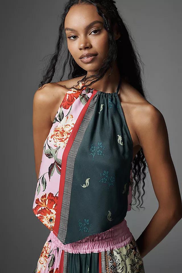 By Anthropologie Silky Square-Neck Top Product Image