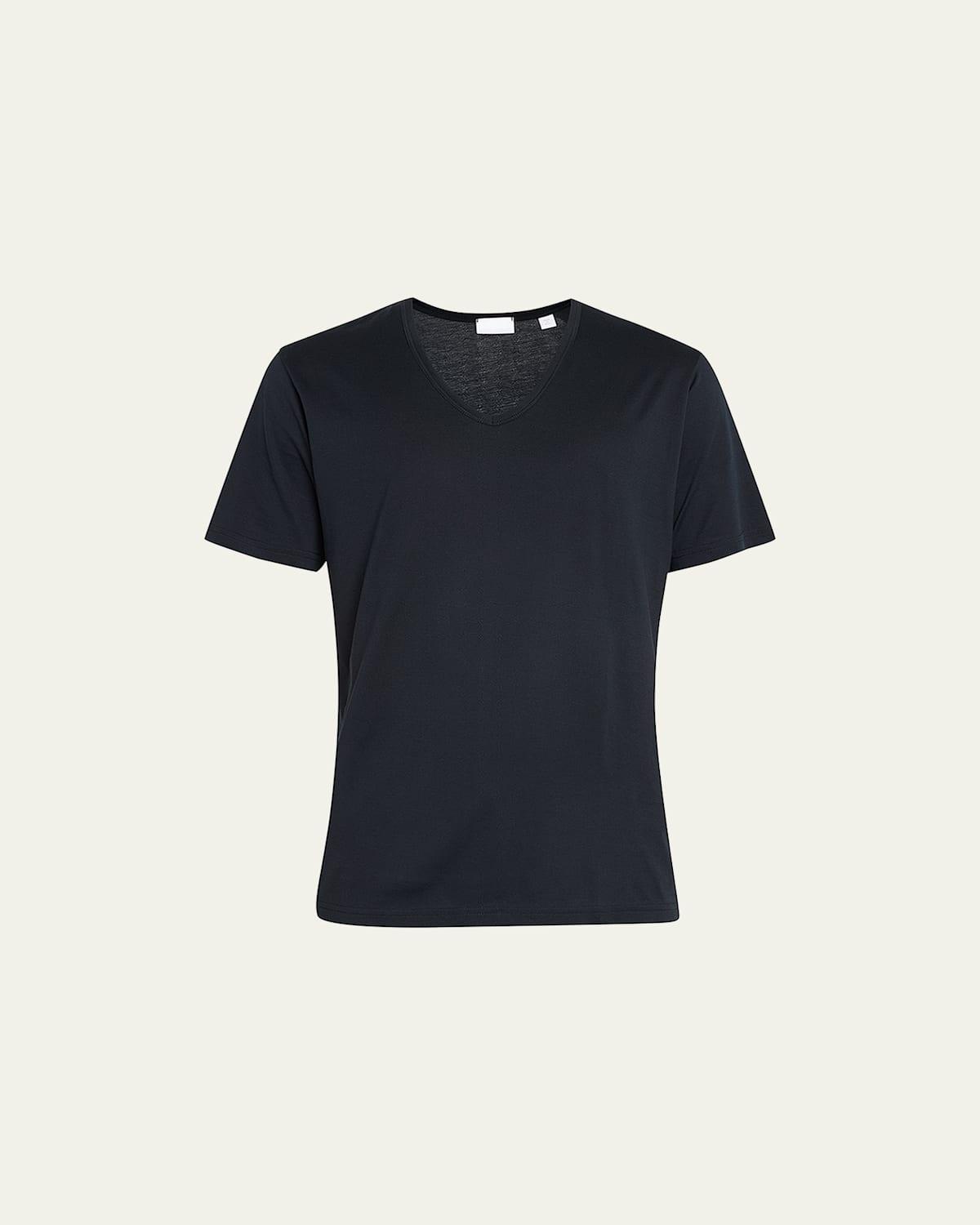 Men's Pima Cotton V-Neck Undershirt T-Shirt Product Image