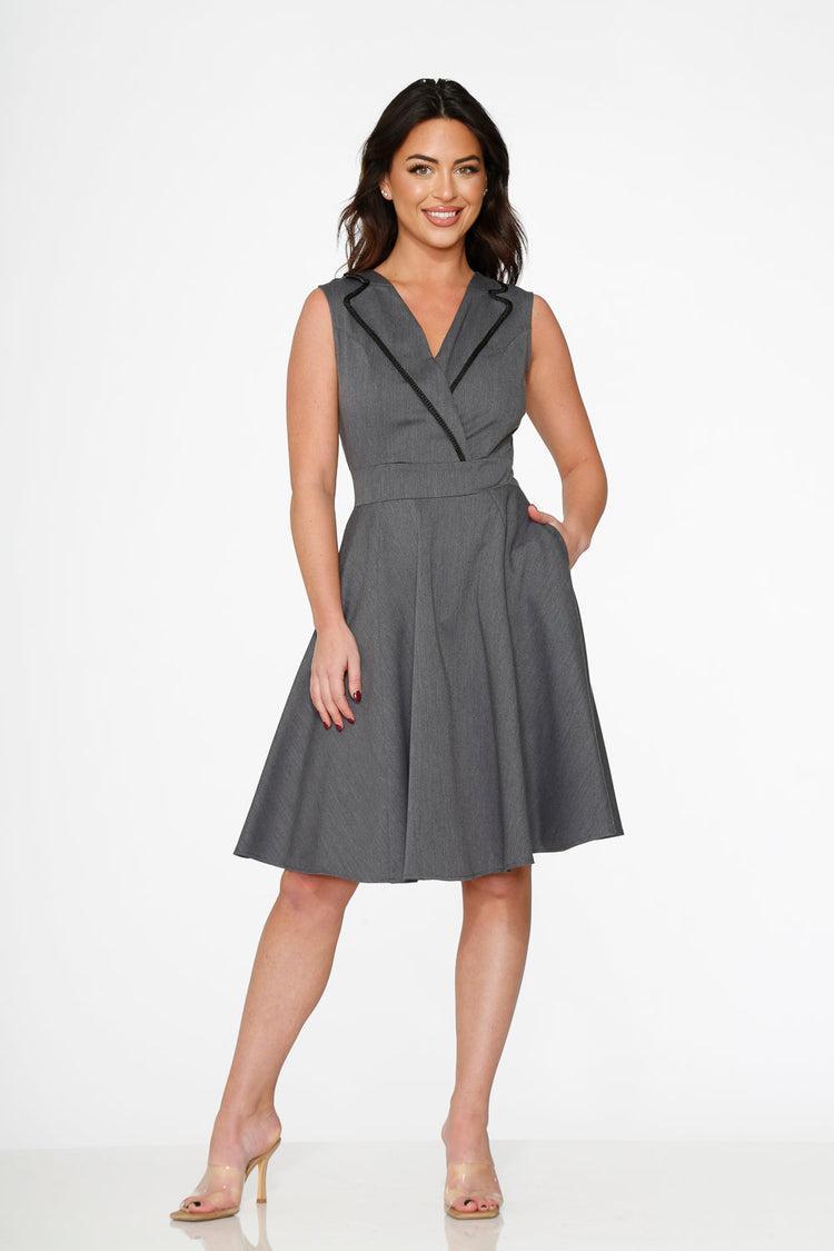 Grey Jenny Swing Dress Product Image