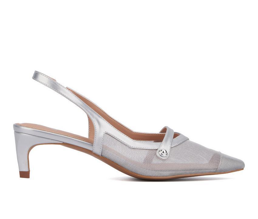 Women's New York and Company Kristie Slingback Pumps Product Image