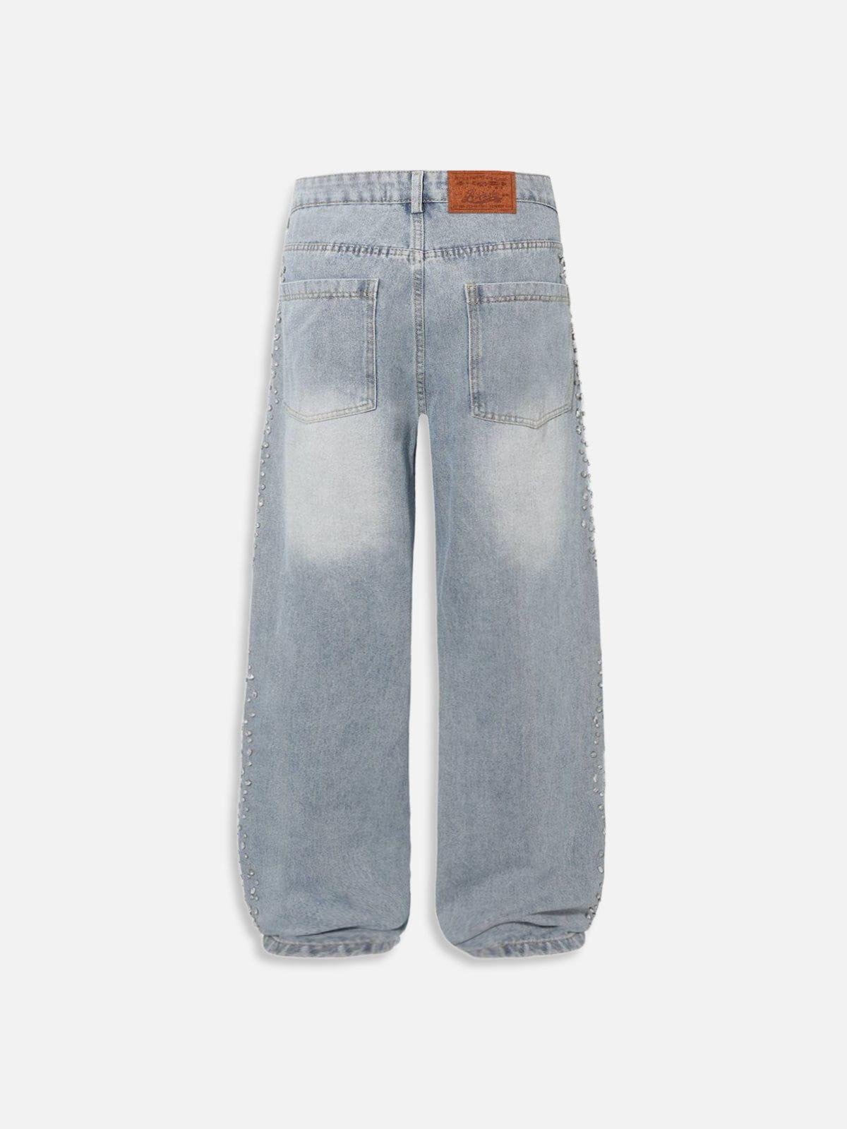 Aelfric Eden Rhinestone  Baggy Jeans Product Image