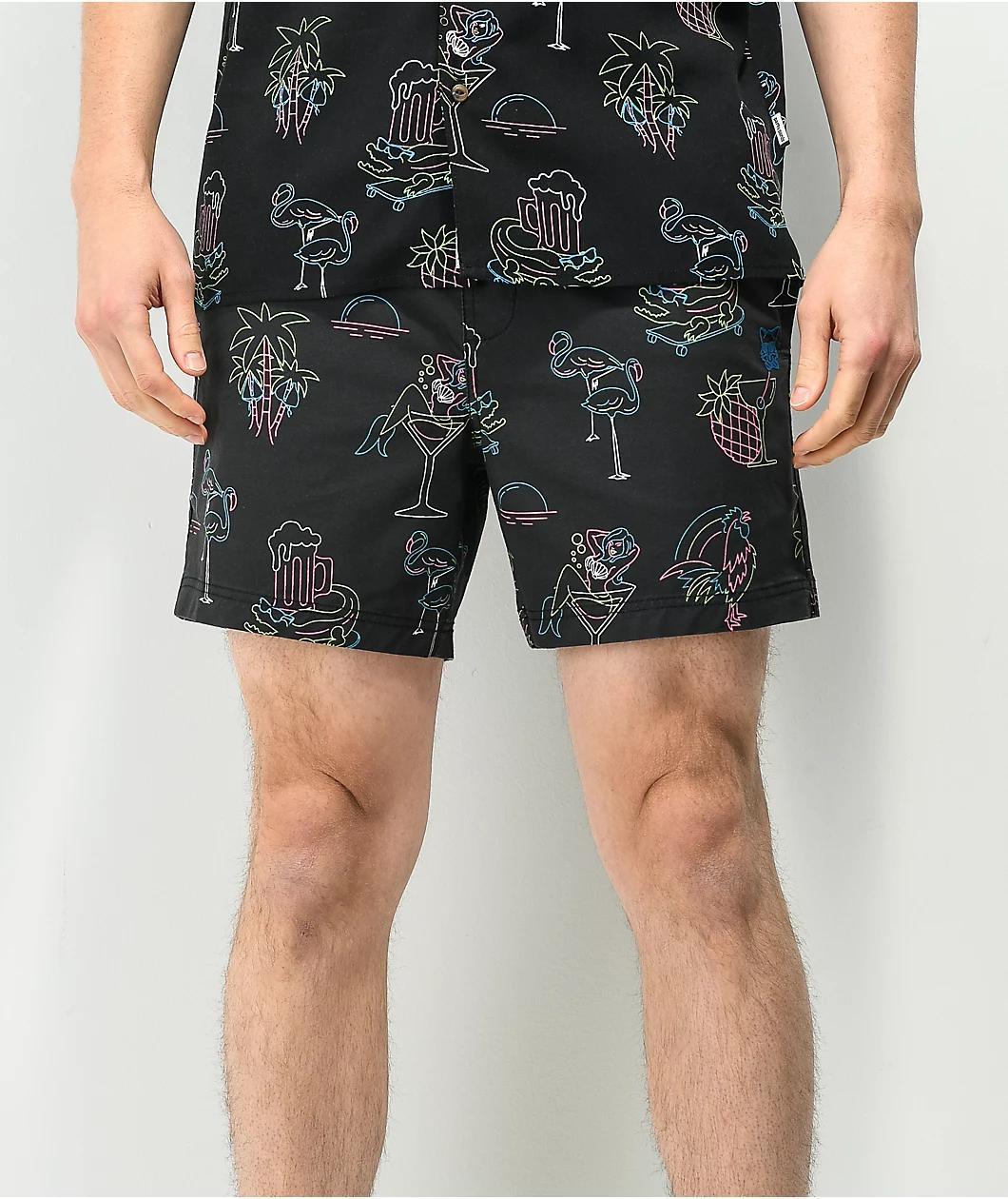 Party Pants Night Out Black Board Shorts Product Image