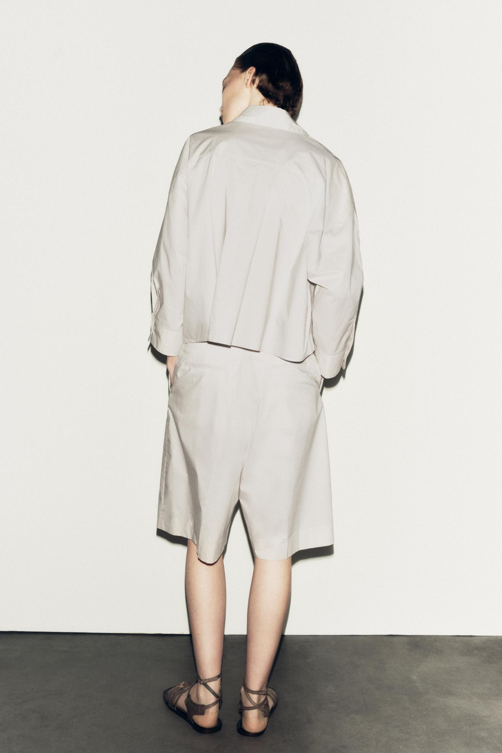 CROPPED POPLIN SHIRT LIMITED EDITION Product Image