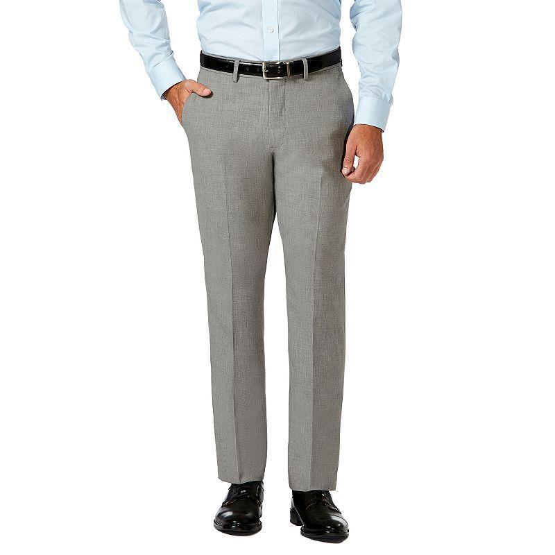 Men's J.M. Haggar Premium Slim-Fit 4-Way Stretch Flat-Front Dress Pants, Size: 38 X 32, Blue Product Image