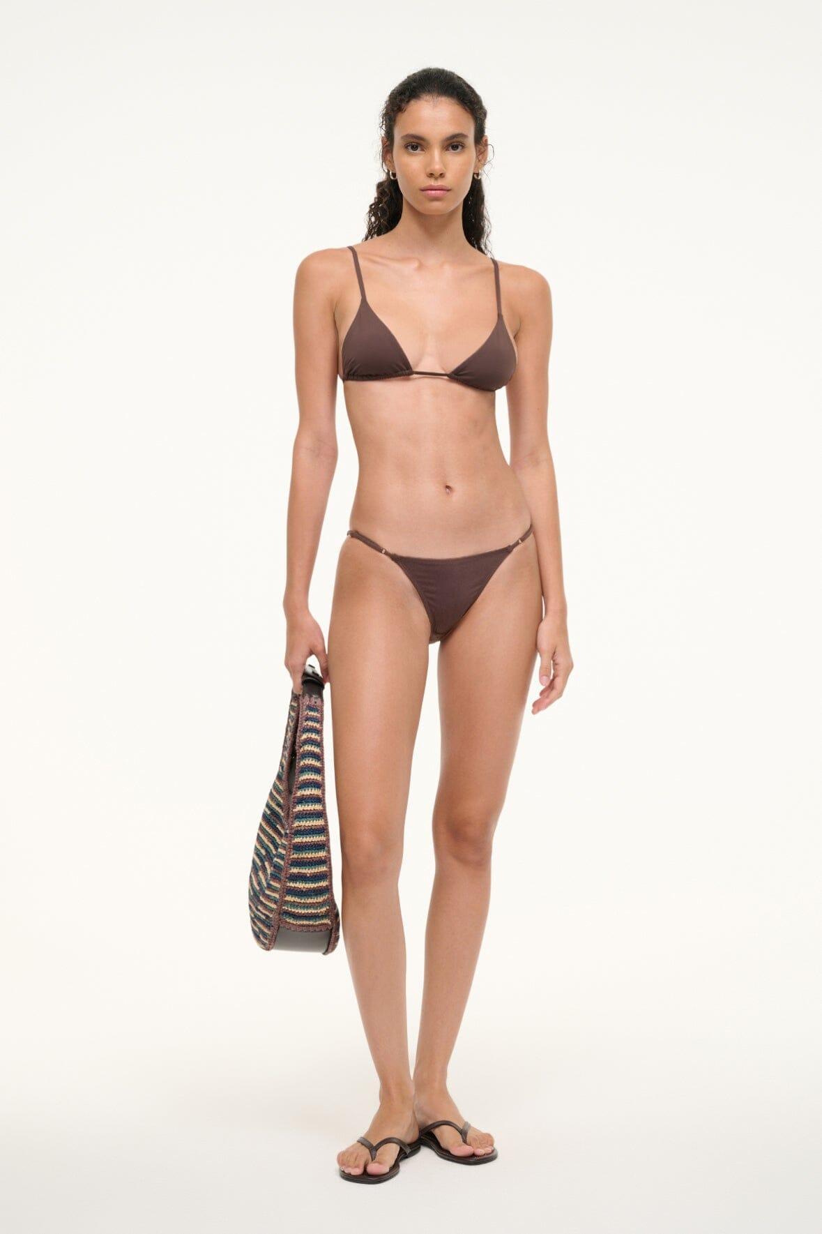 SISLEY STRING BIKINI BOTTOM | DARK CHOCOLATE Product Image