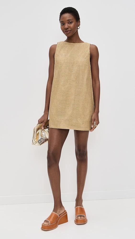 SIMONMILLER Sina Raffia Mini Dress | Shopbop Product Image