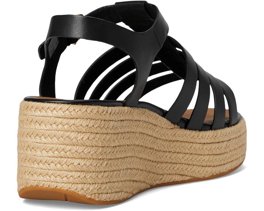 Platfforms Leather/Cork Heeled Ankle-Strap Sandals Product Image