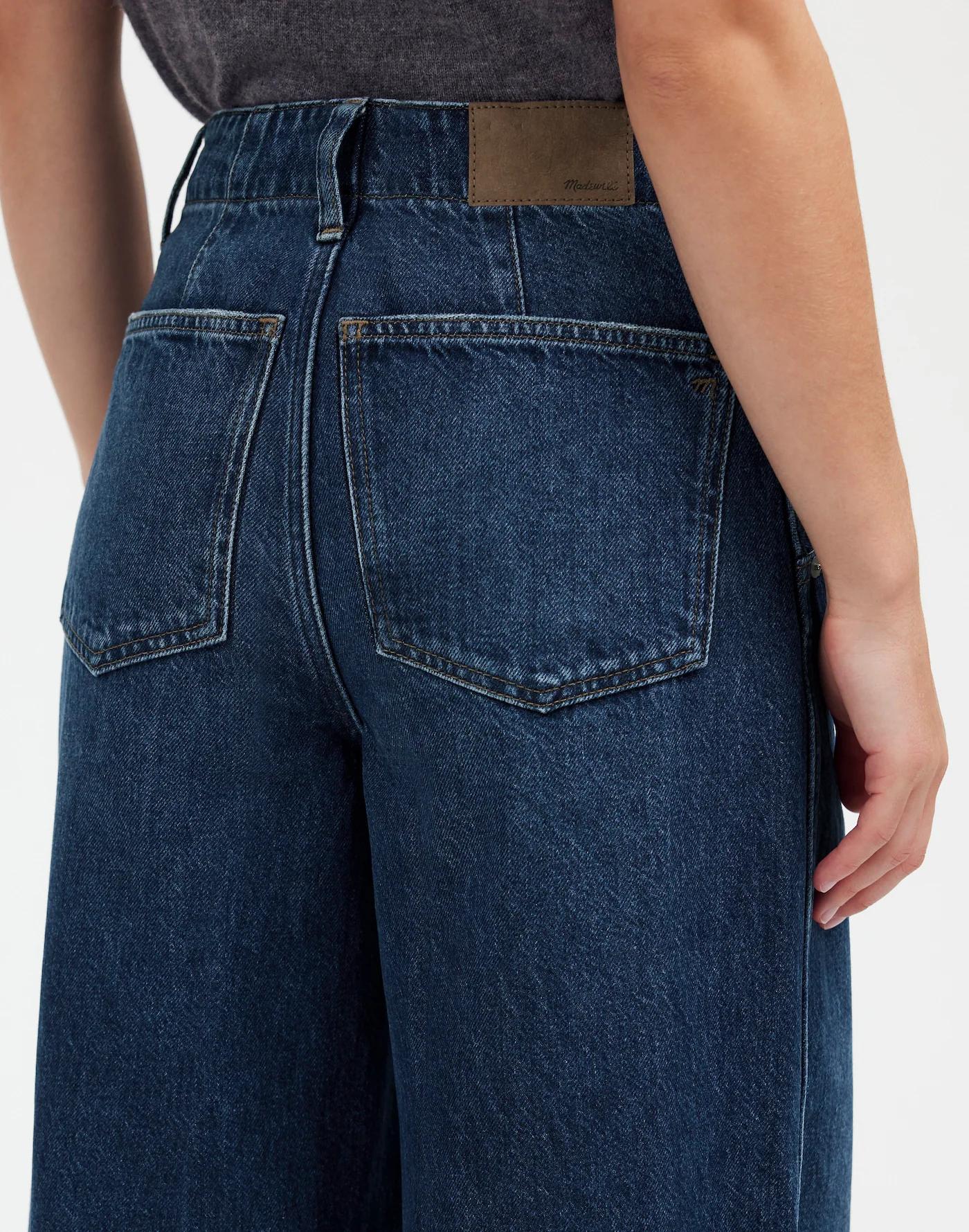 Wide Sweep Denim Trousers Product Image