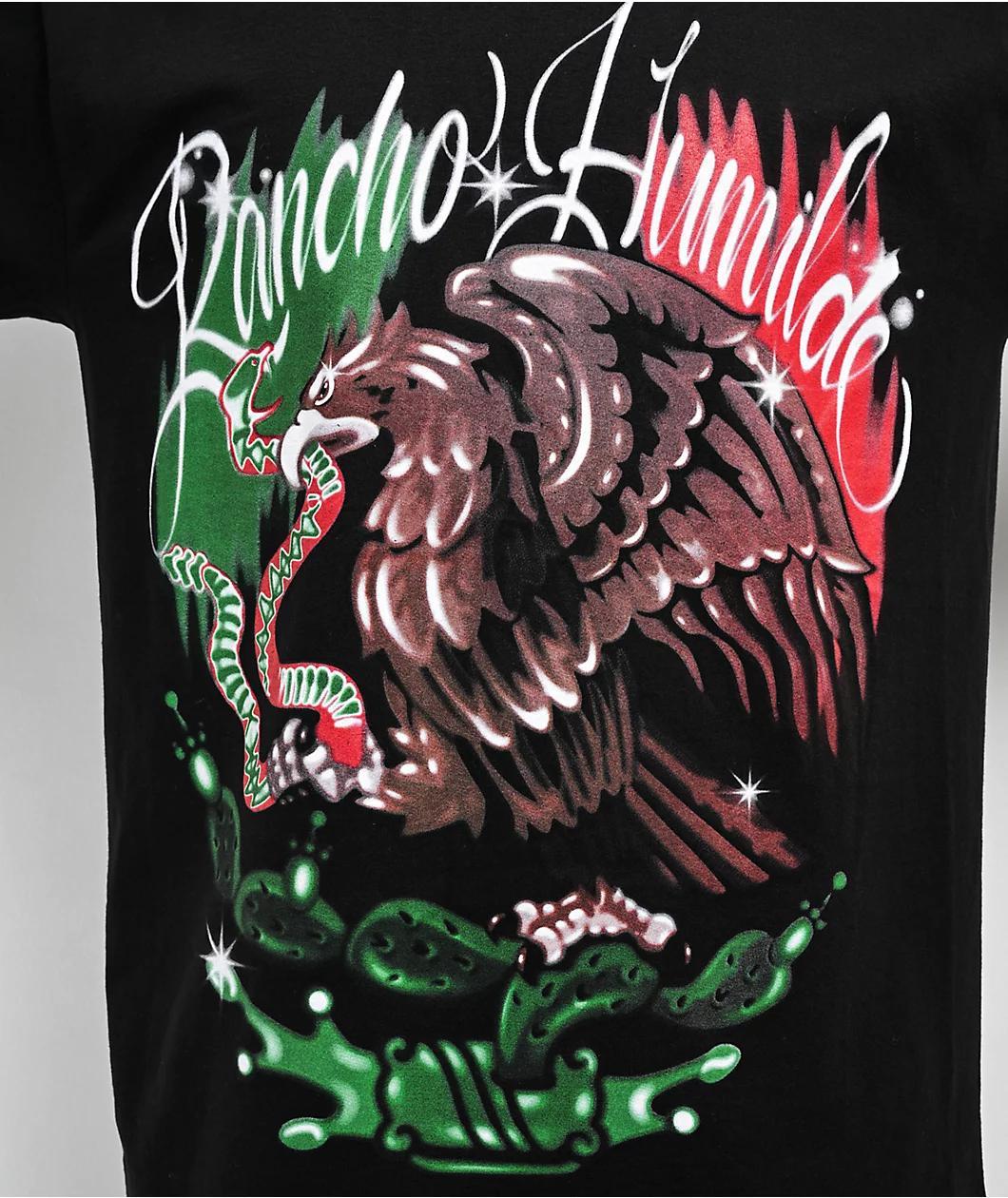 Rancho Humilde Feast Black T-Shirt Product Image