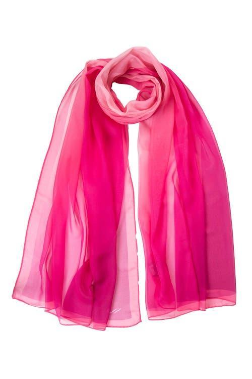 Elizabetta Sophia - Silk Scarf/Shawl for Women in Fuchsia at Nordstrom Product Image