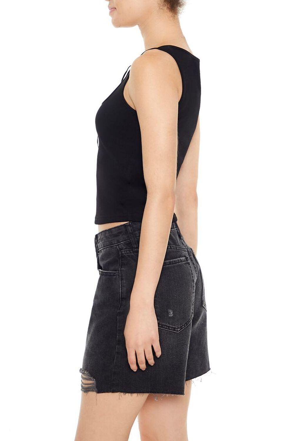 Cutout Tie-Front Tank Top | Forever 21 Product Image