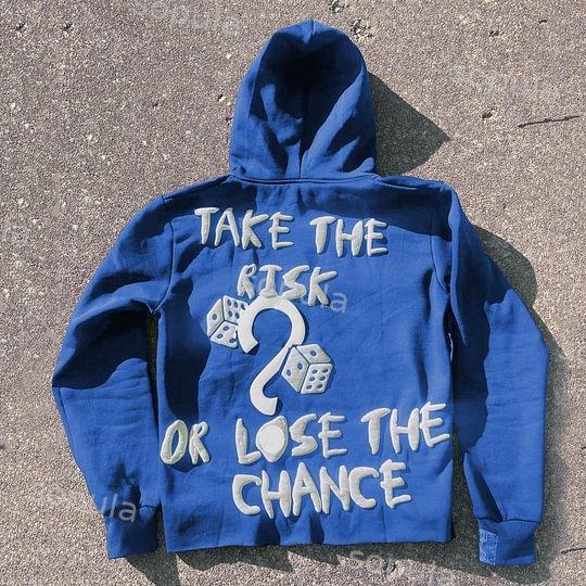 Sopula Vintage Lucky Dice Graphics Pocket Hoodie Product Image