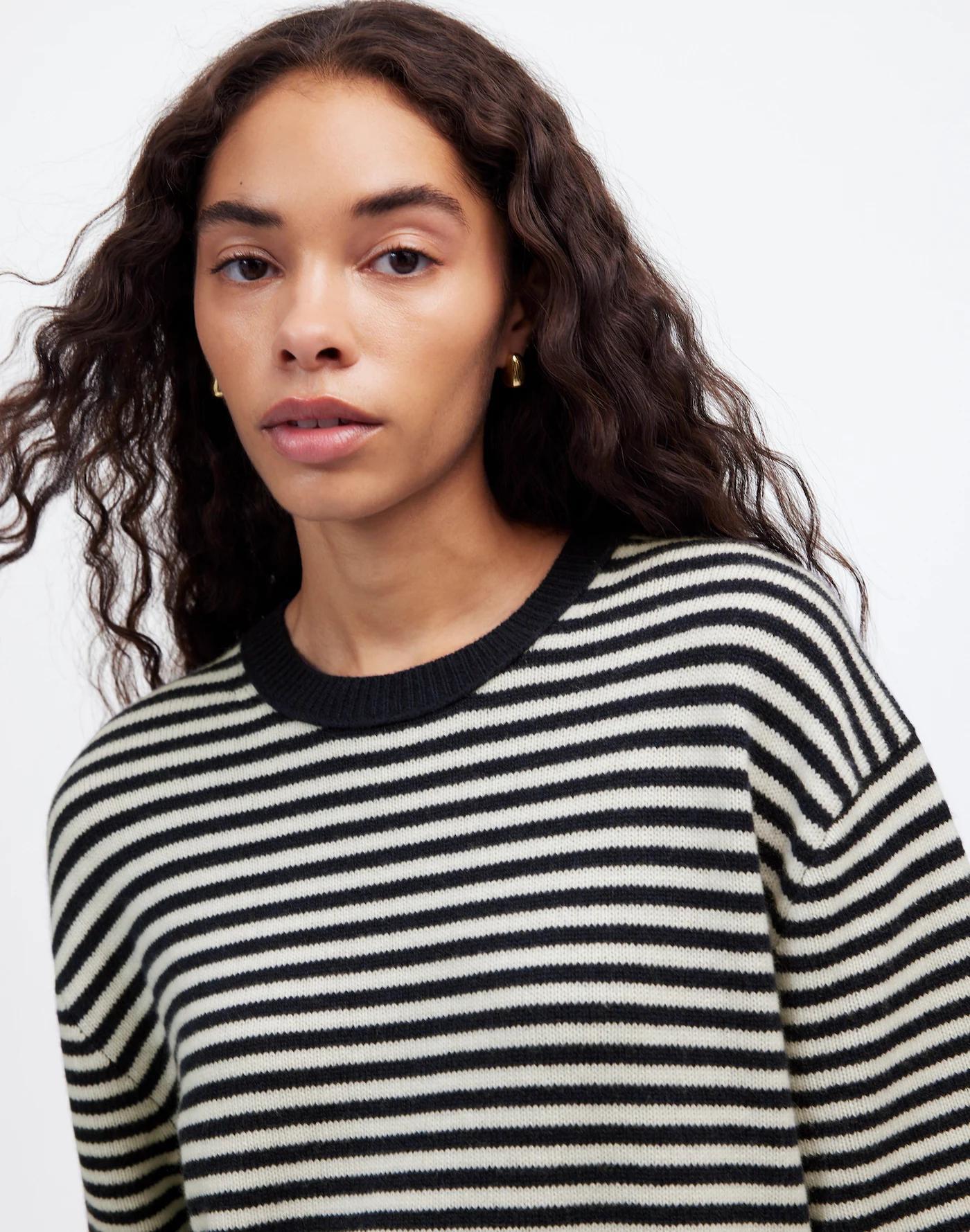 Relaxed Cashmere Sweater Tee Product Image