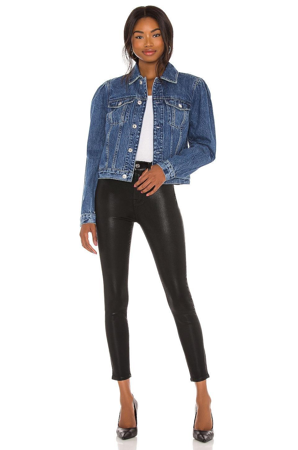 The High Waist Ankle Skinny With Faux Pockets 7 For All Mankind Product Image