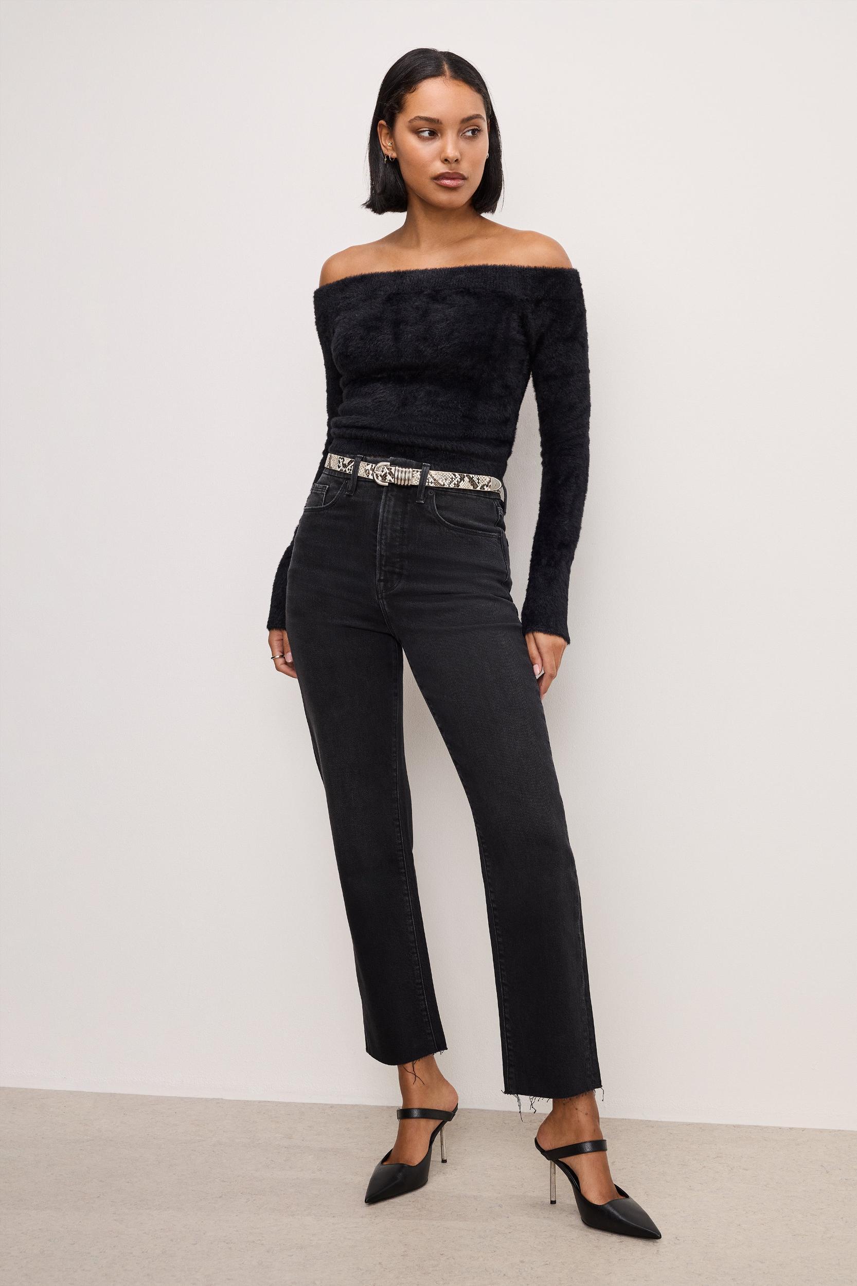 SLIM 5 RING BELT | BLACK AND WHITE SNAKE PRINT Product Image