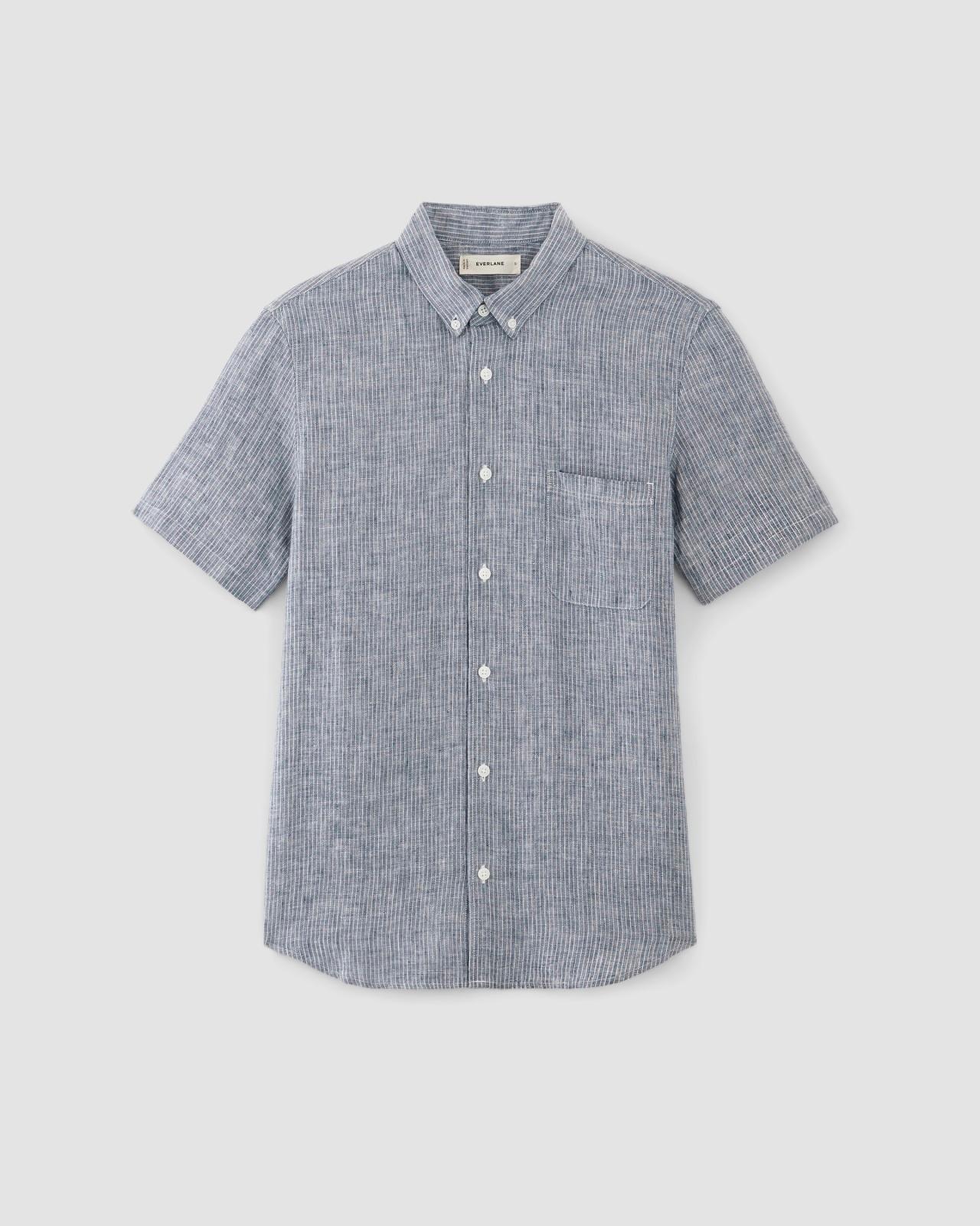The Classic Short-Sleeve Shirt in Linen Product Image