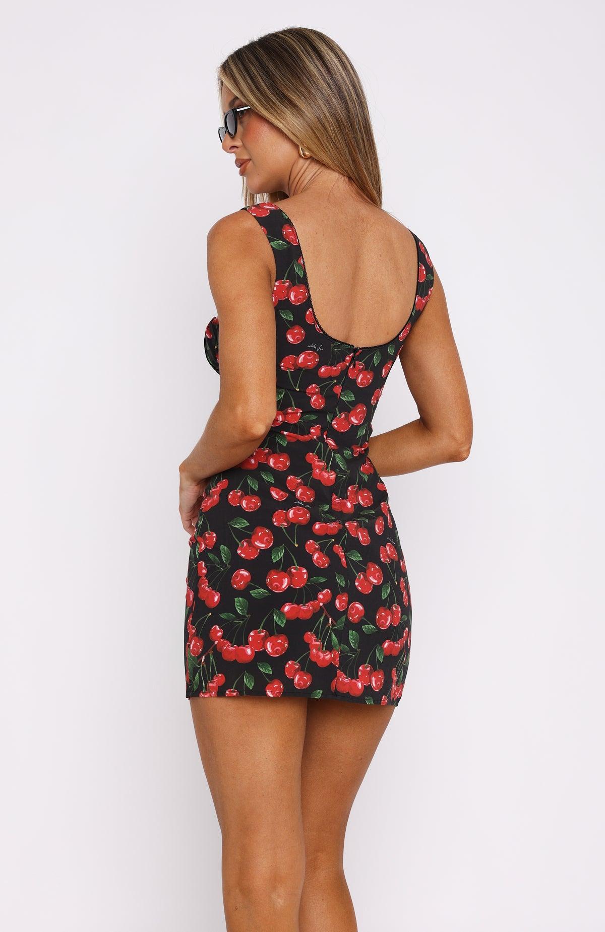 Party Next Door Mini Dress Cherry Crush Product Image