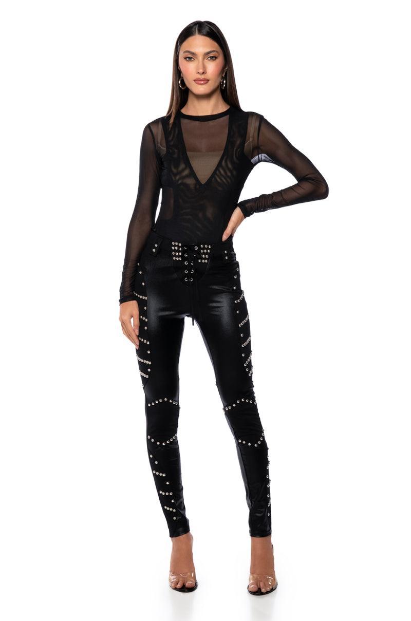 ARIANA HIGH WAISTED FASHION PANTS Product Image
