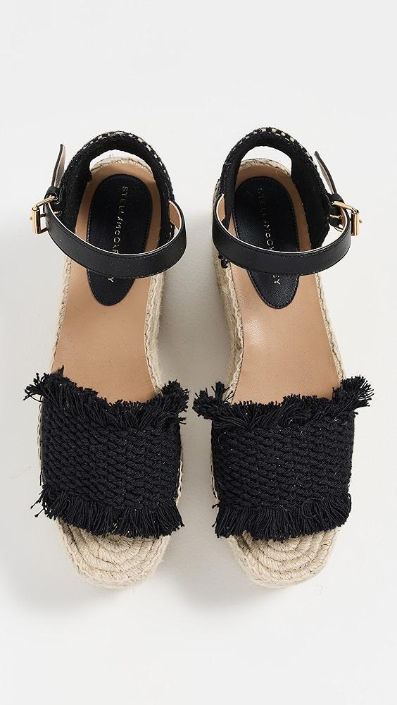 Stella McCartney Gaia Jacquard Webbing And Alter Mat Espadrilles | Shopbop Product Image