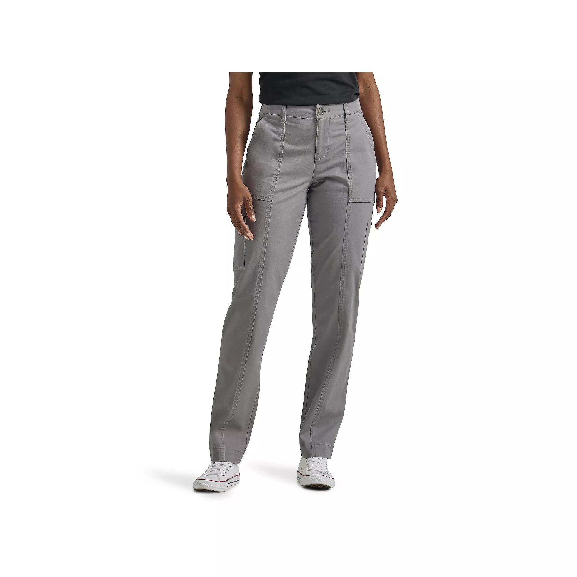 Womens Lee Ultra Lux Comfort with Flex-To-Go Straight-Leg Utility Pants Product Image