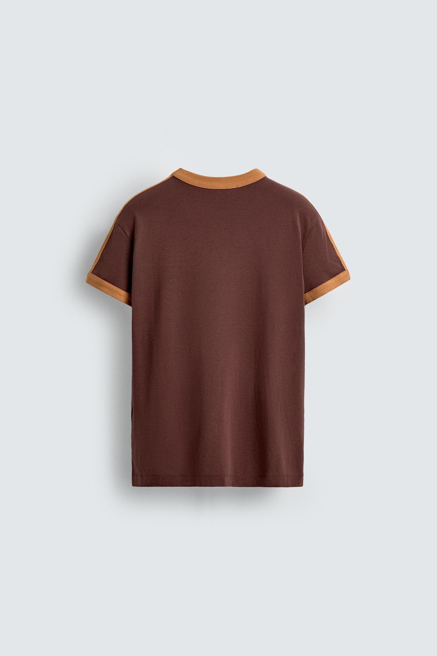 CONTRAST STRIPE T-SHIRT Product Image