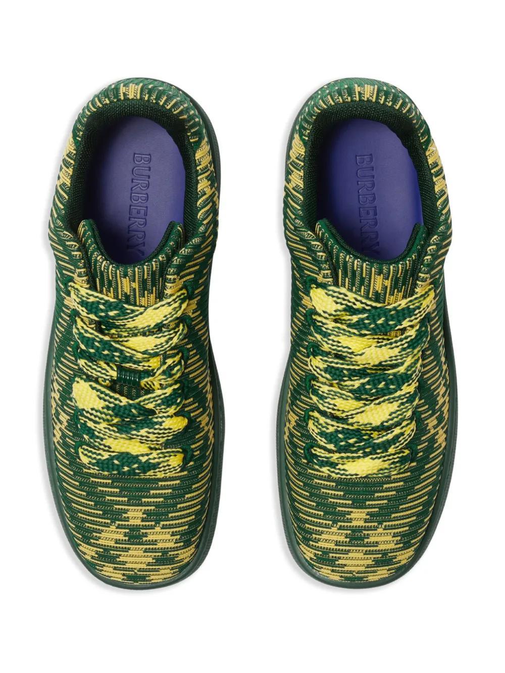 Box checked sneakers Product Image