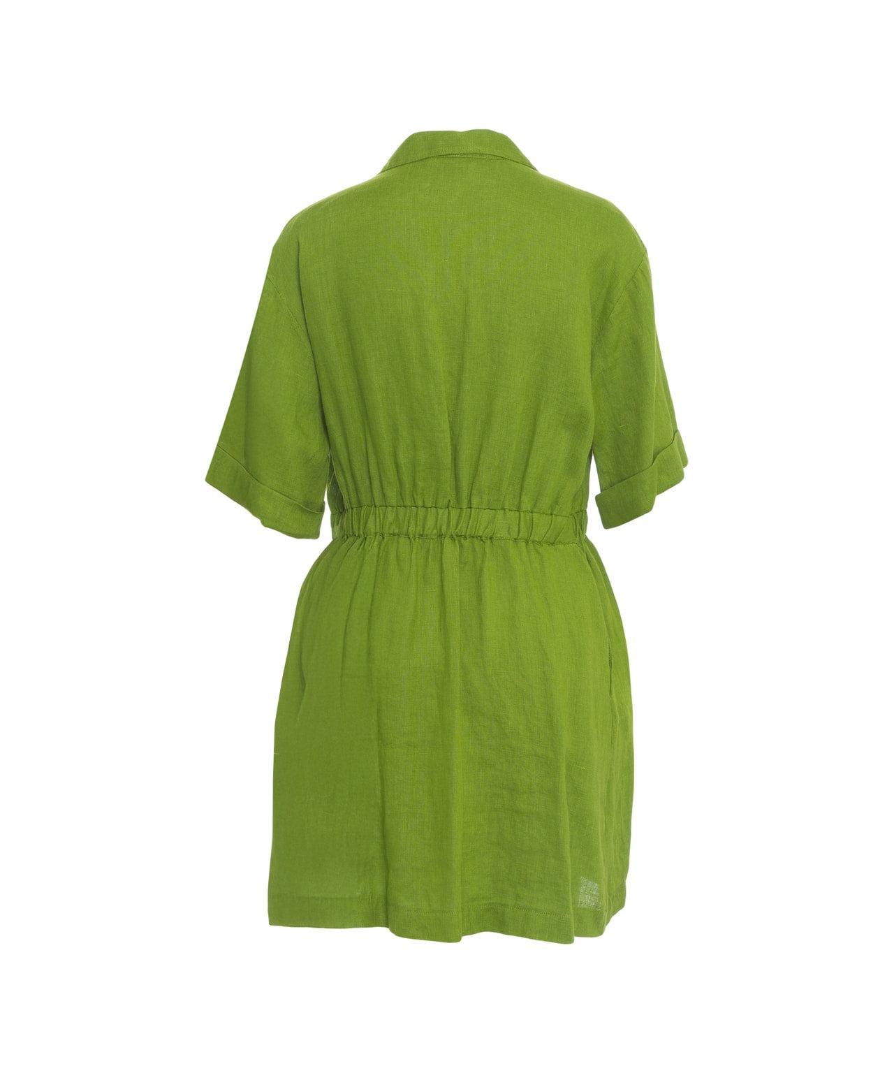 Linen chemisier dress Product Image