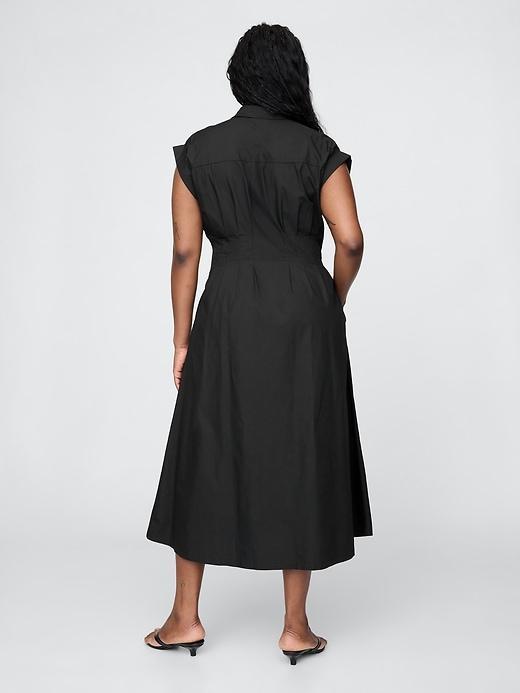 Poplin Midi Shirtdress Product Image