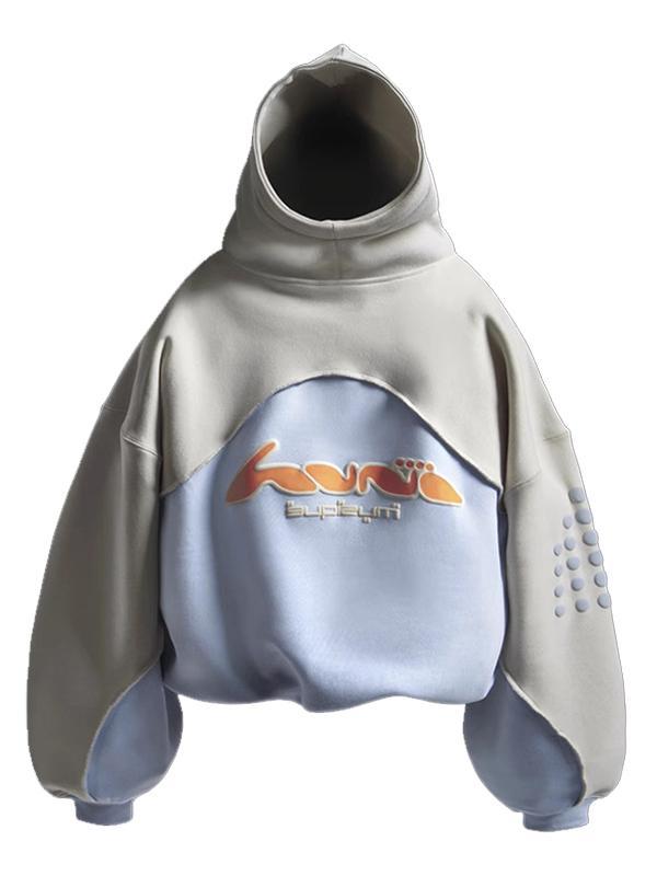Trendy Casual Multicolored Printed Hoodie Product Image