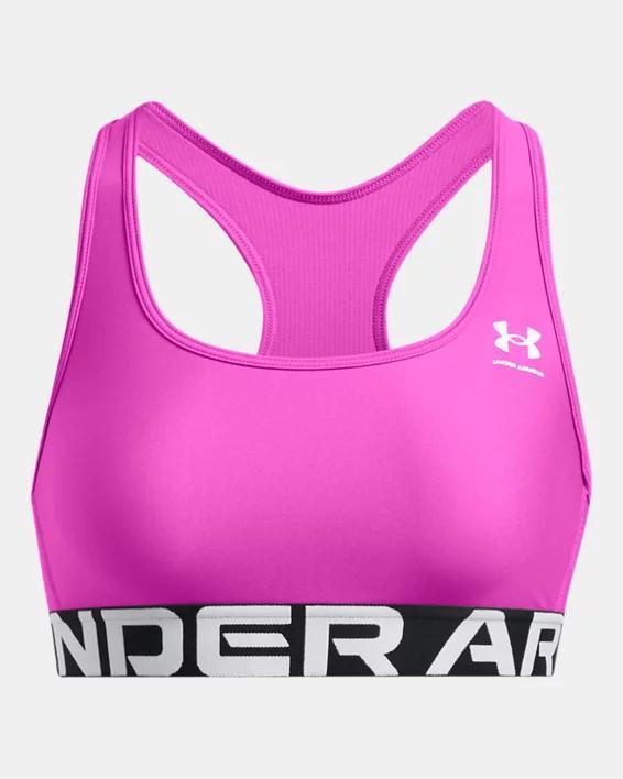 HeatGear Armour Mid Branded Womens Sports Bra Product Image