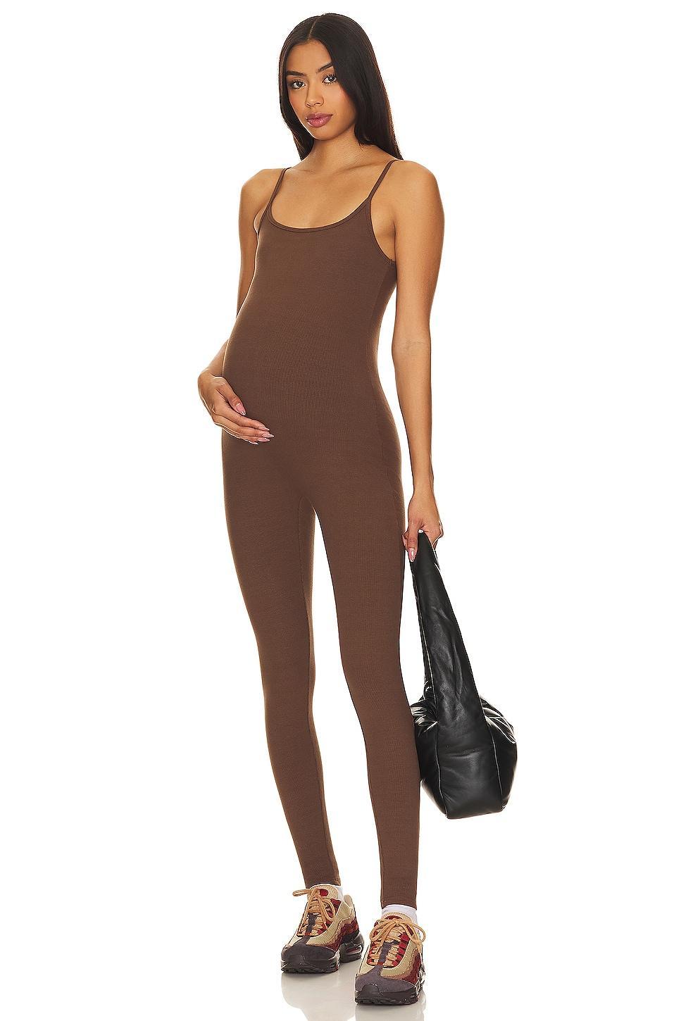 Rib Maternity Unitard BUMPSUIT Product Image