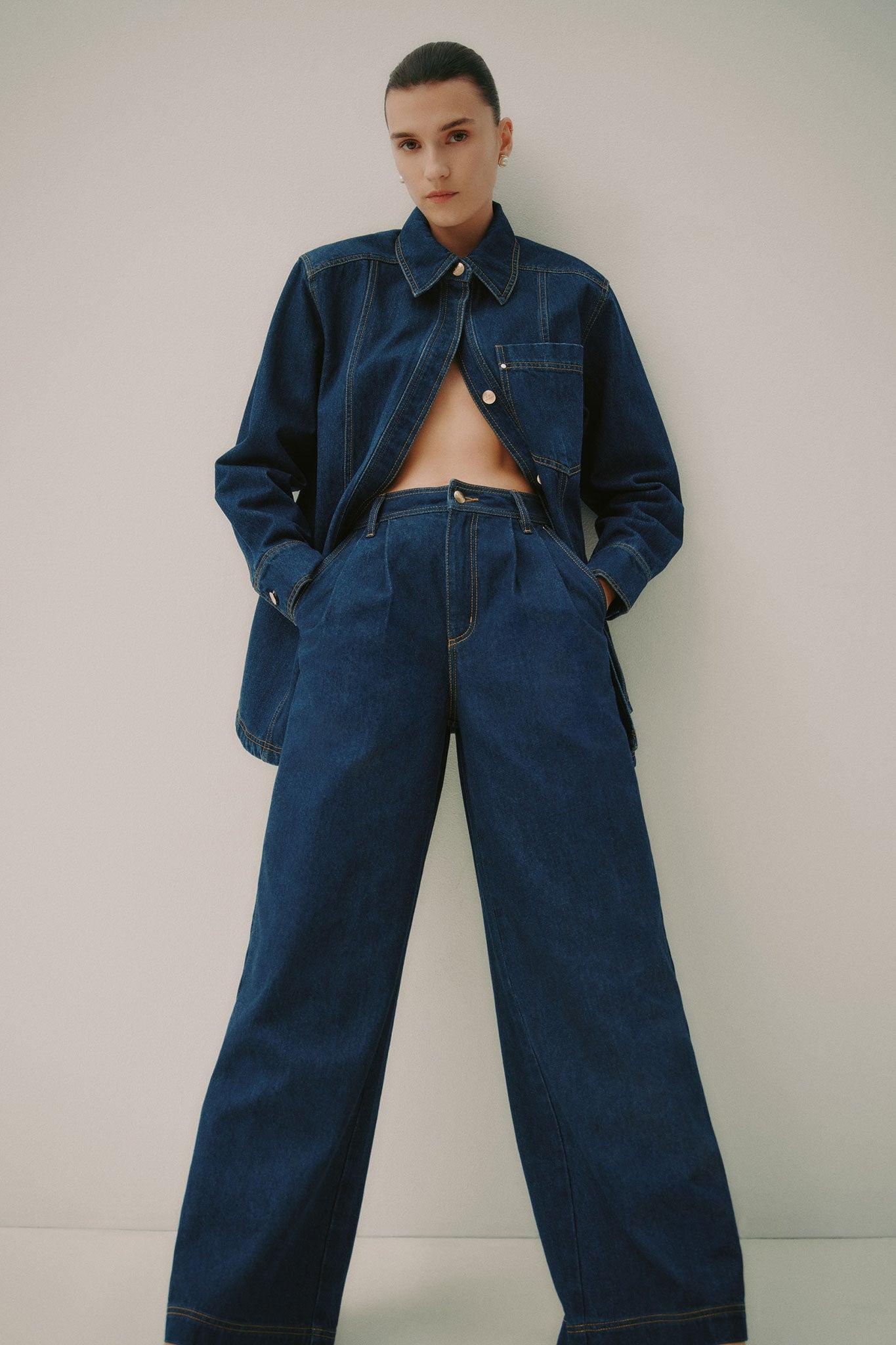 Long Sleeve Sunray Denim Shirt Product Image