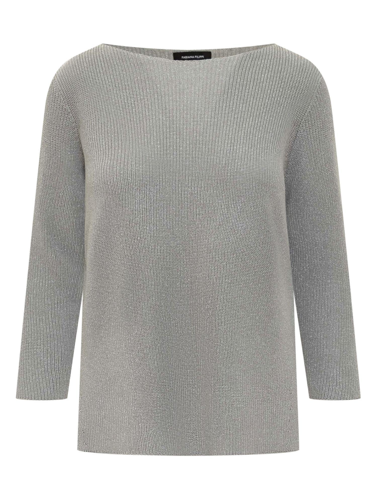FABIANA FILIPPI Shirt In Silver Product Image