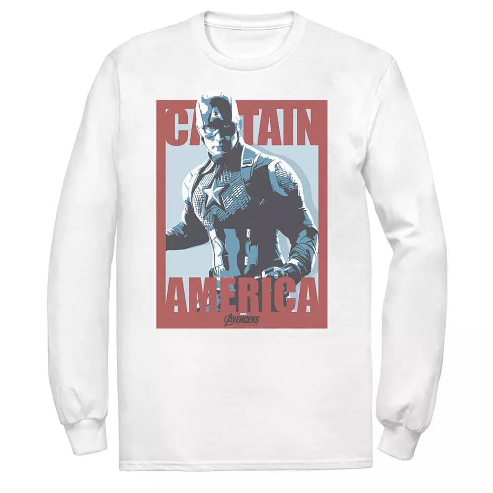 Men's Marvel Avengers Endgame Captain Marvel Poster Tee, Size: Small, White Product Image