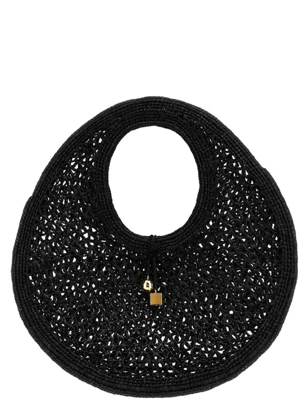 Le Rond Spiaggia raffia shoulder bag Product Image