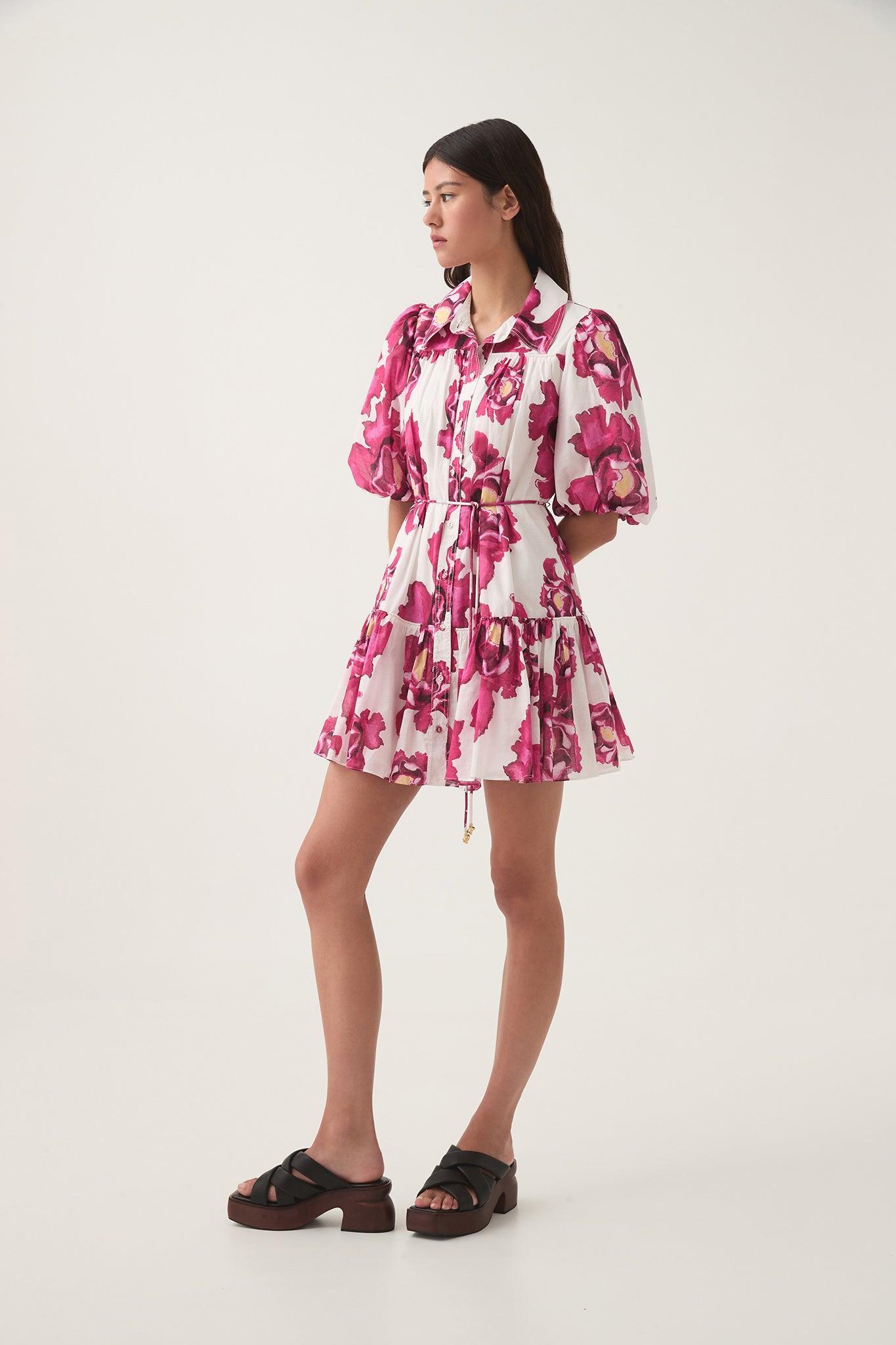 Solace Lace Trim Mini Dress Product Image