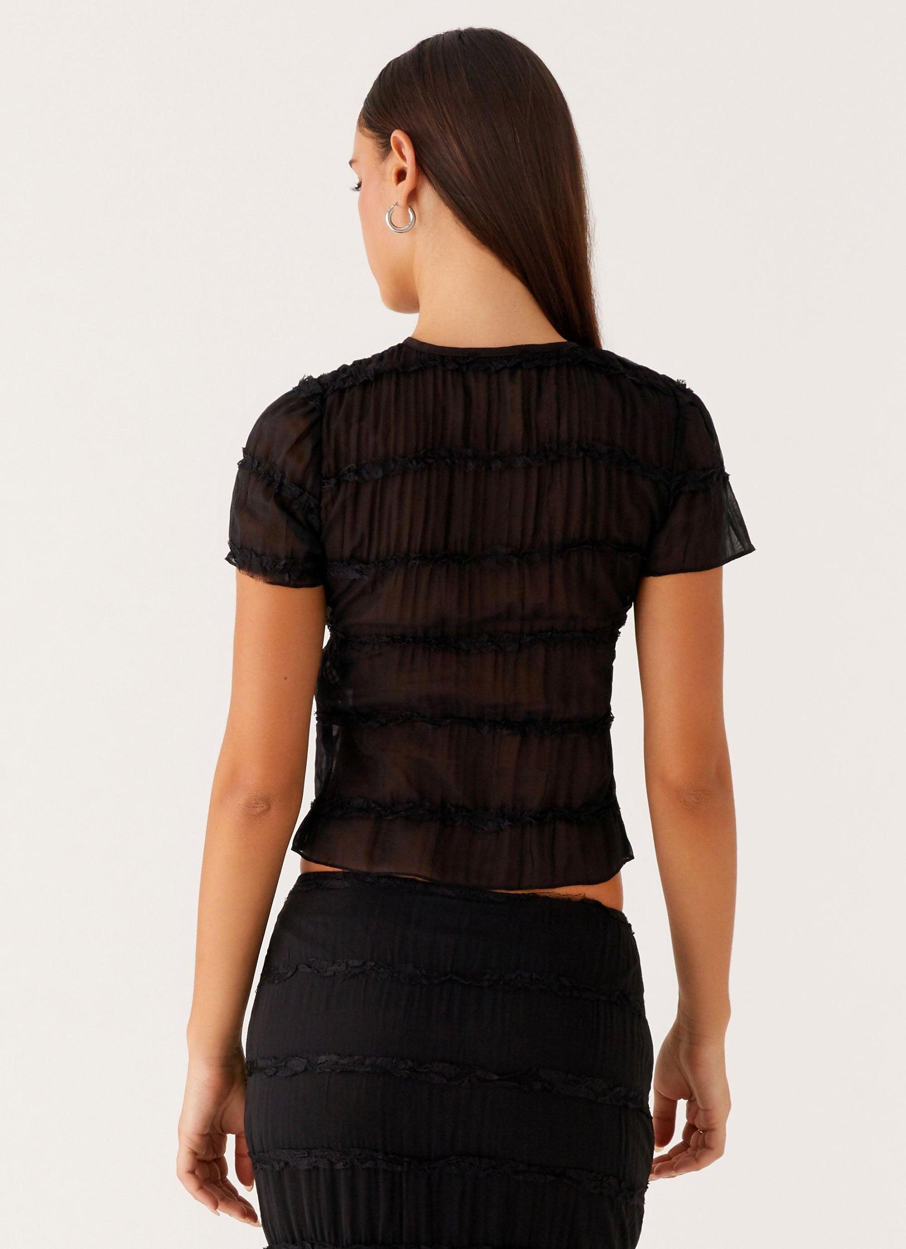 Daydreaming Top - Black Product Image